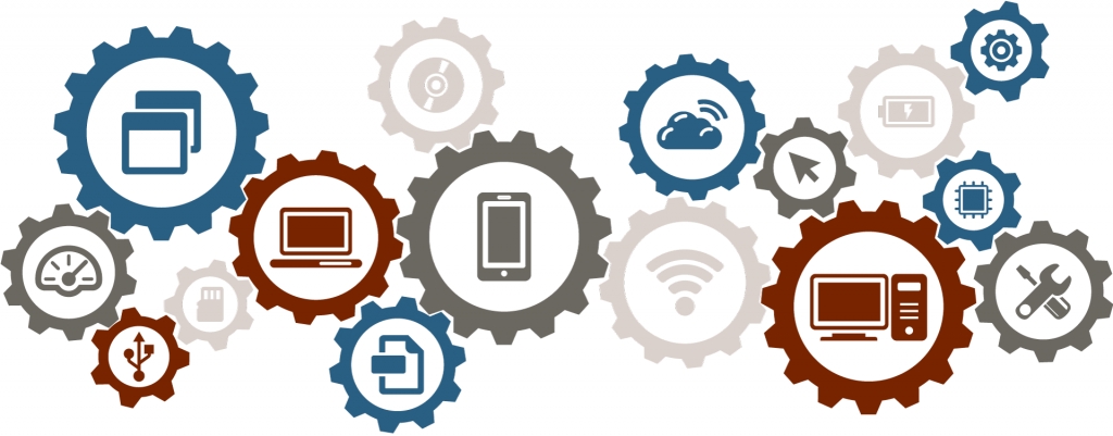 many components brought together in unison through a number of non-trivial interfaces
