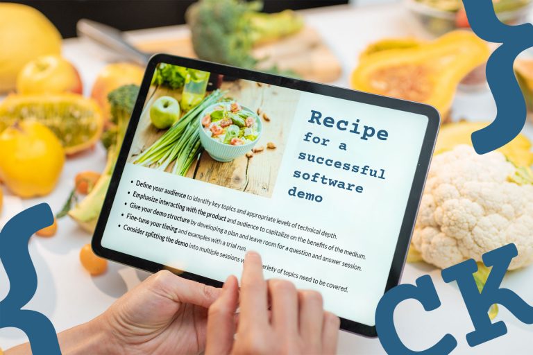 Recipe for a successful software demo